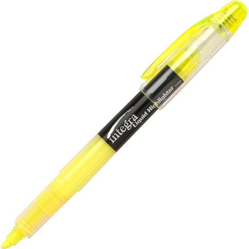 Image HIGHLIGHTER LIQ. PEN YLW (12)