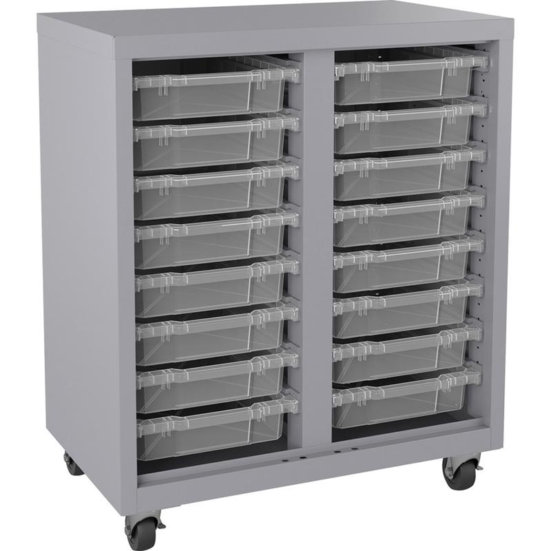 Image BIN STOR MOBILE 30X18X36 CLEAR