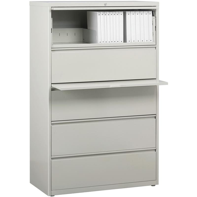 Image LAT FILE 5-DRAWER 36"L.GRY