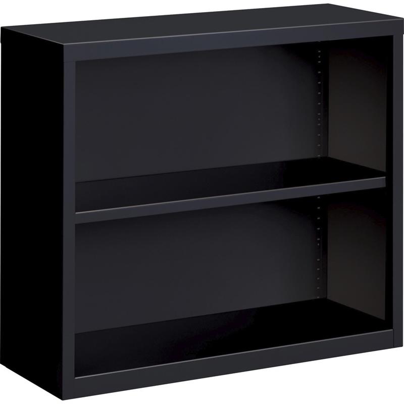 Image BOOKCASE 2SHELF 30 BLK LORELL