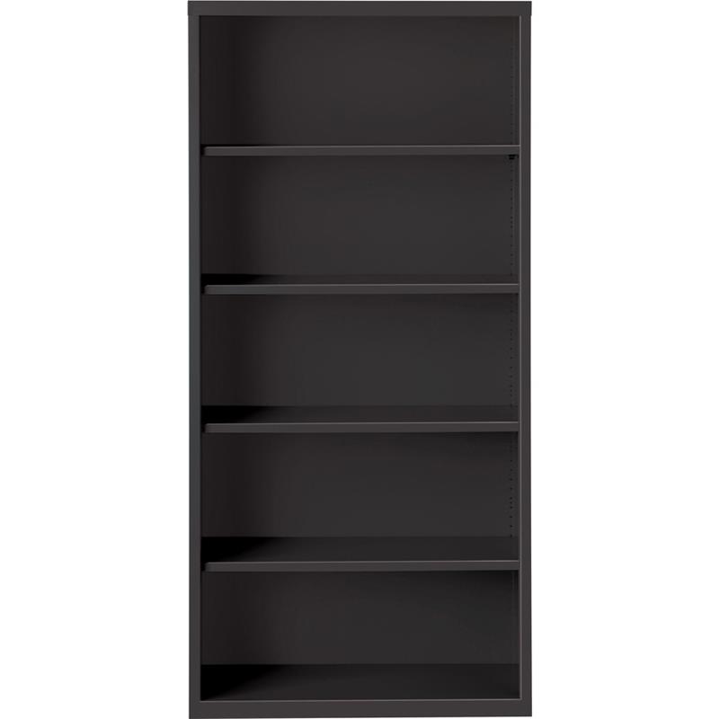 Image BOOKCASE 5SHLF 72 BLK LORELL