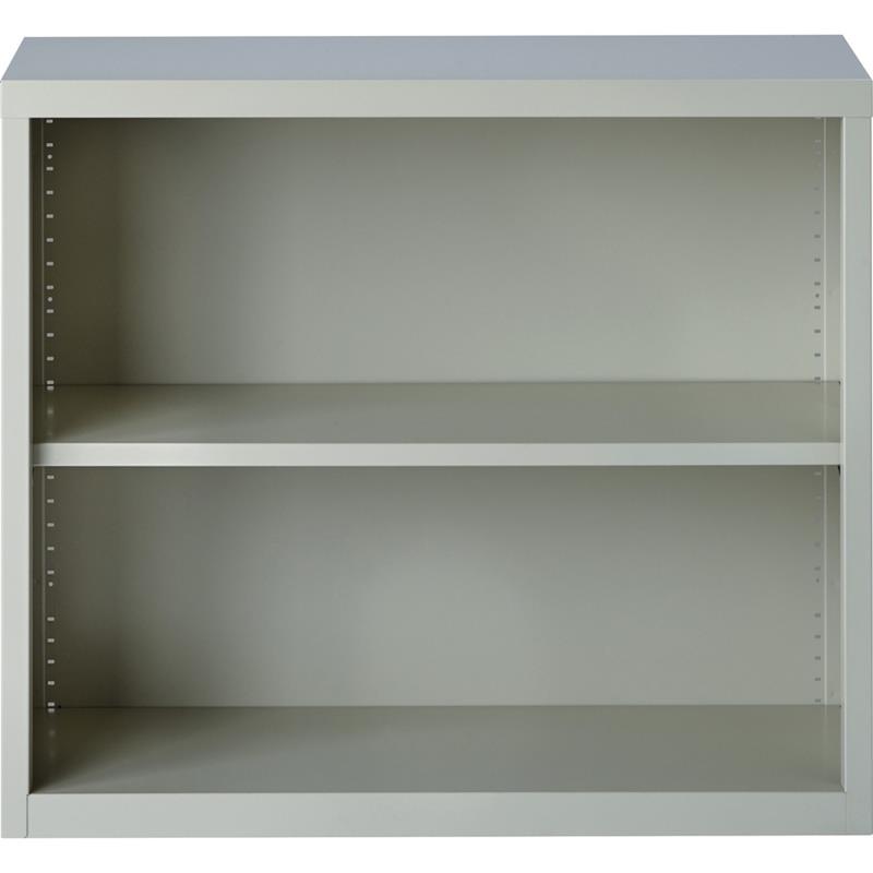 Image BOOKCASE 2SHLF 30 LT GRY LRL
