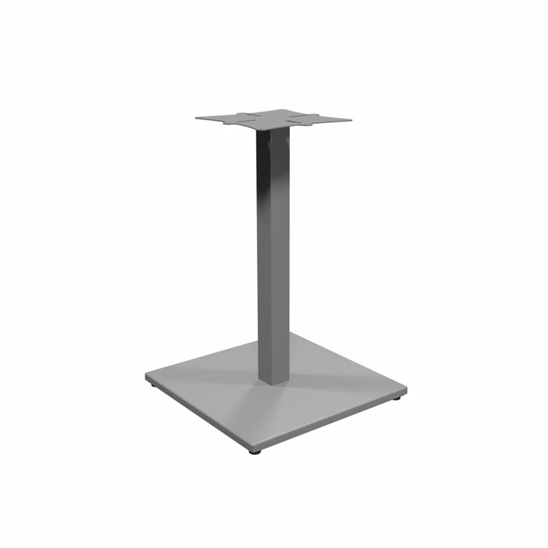 Image SQUARE METAL BASE SILVER