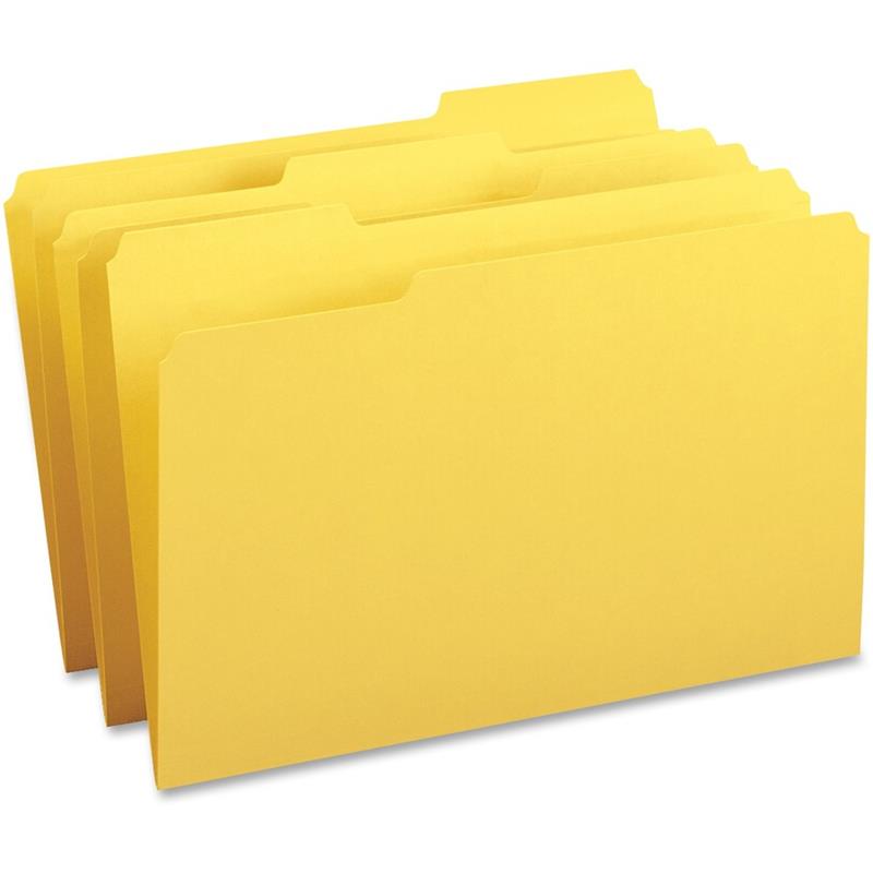 Image FOLDER FILE 1/3 CUT LGL YL (100)