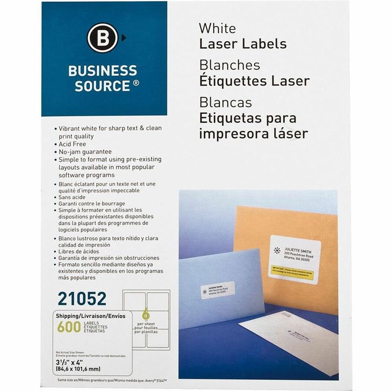 Image LABEL LASER 3-1/3X4 (600)
