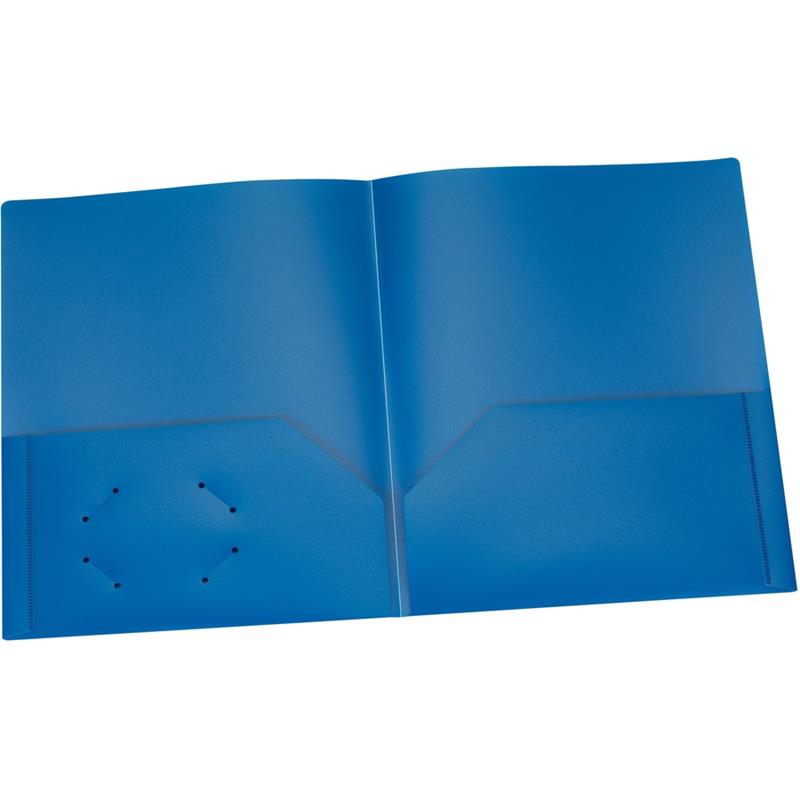 Image PORTFOLIO POLY 2-POCKET  BLUE
