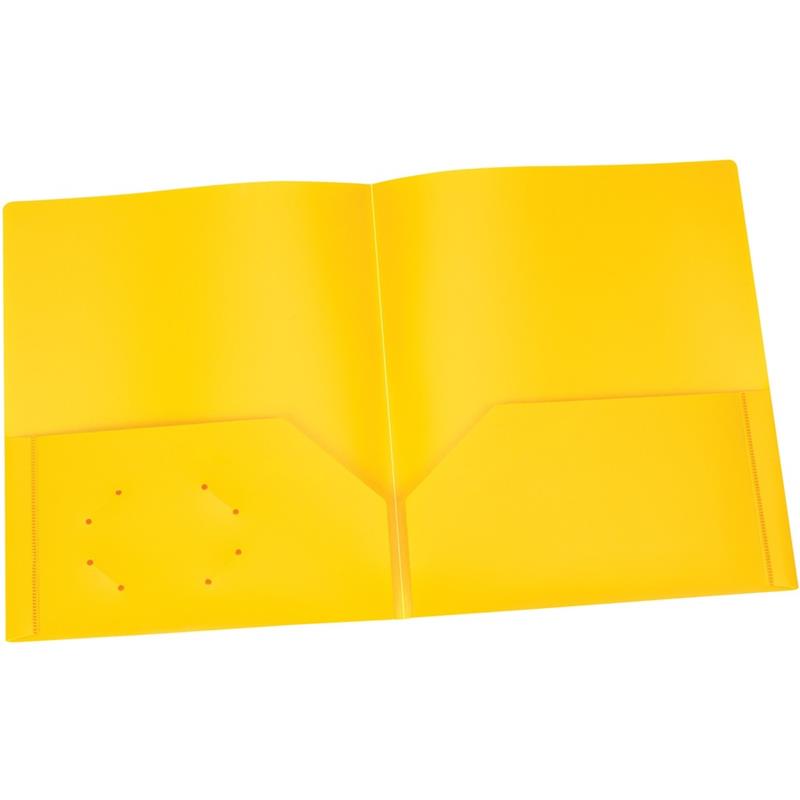 Image PORTFOLIO POLY 2-POCKET  YELLW