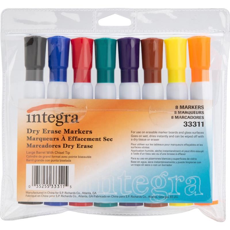 Image MARKER DRY CHSL 8/PK ASST (8)
