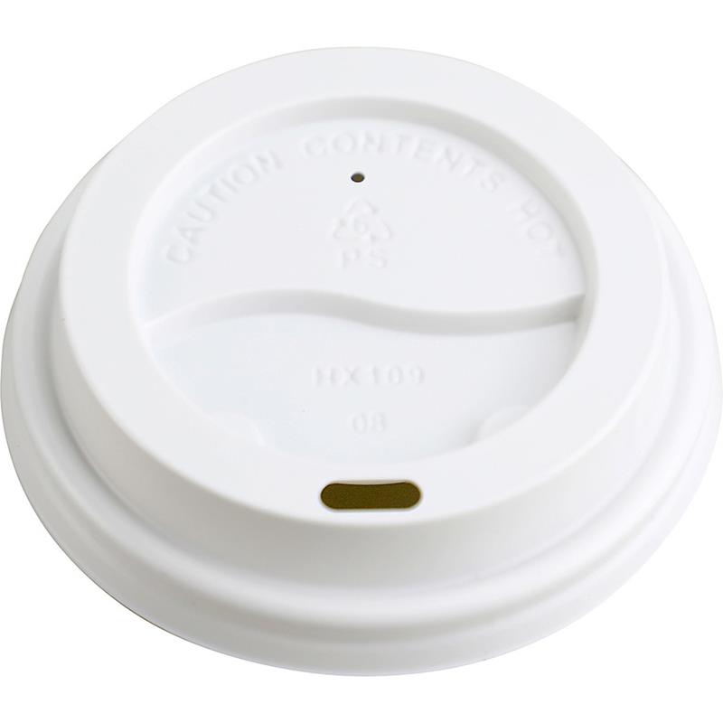 Image LID RIPPLE CUP WHITE (50)