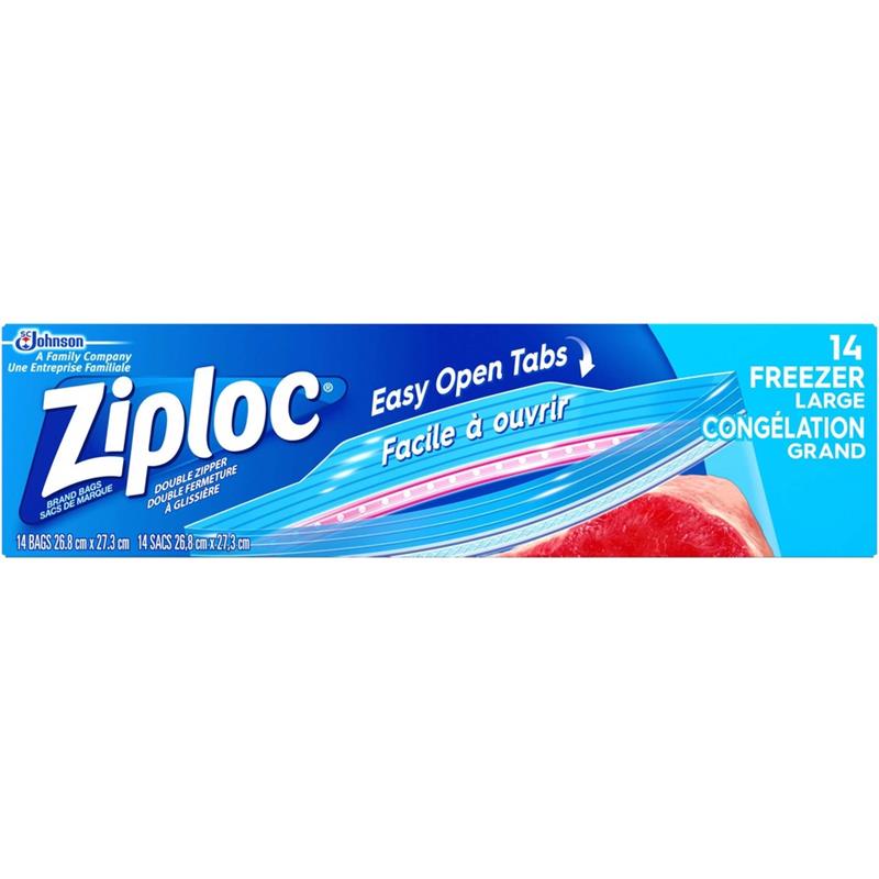 Image ZIPLOC FREEZER BAG LARGE (14)
