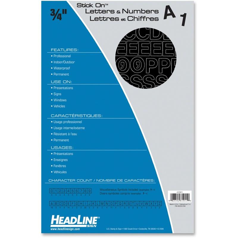 Image Geosign Vinyl Letters and Numbers