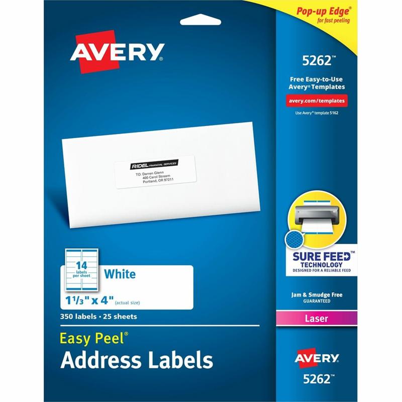 Image LASER LABEL  4X1.3 CARD @350