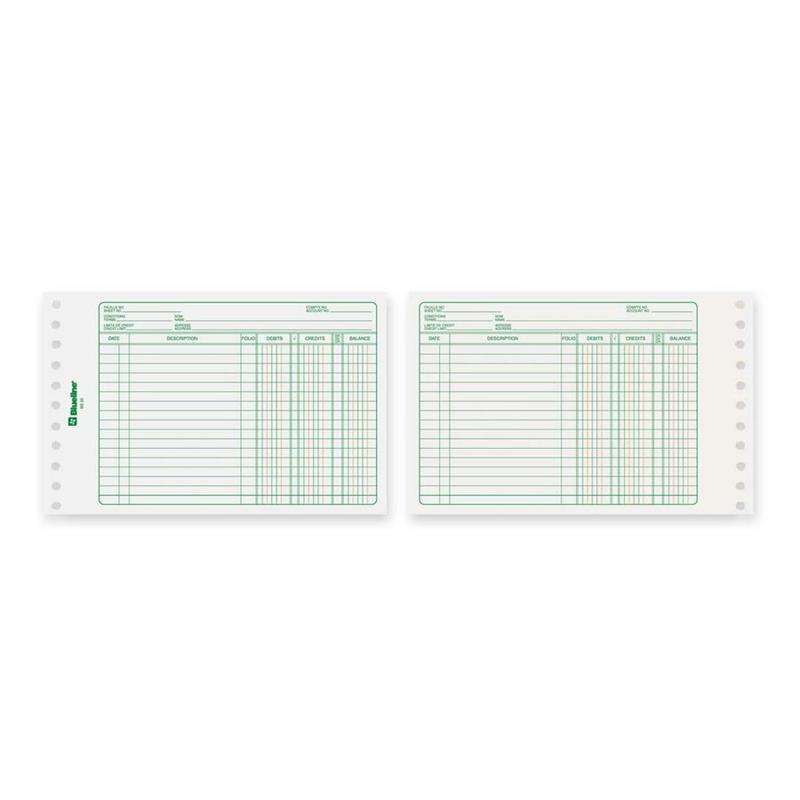 Image SHEET LEDGER BO55 5.5X8.5 @100
