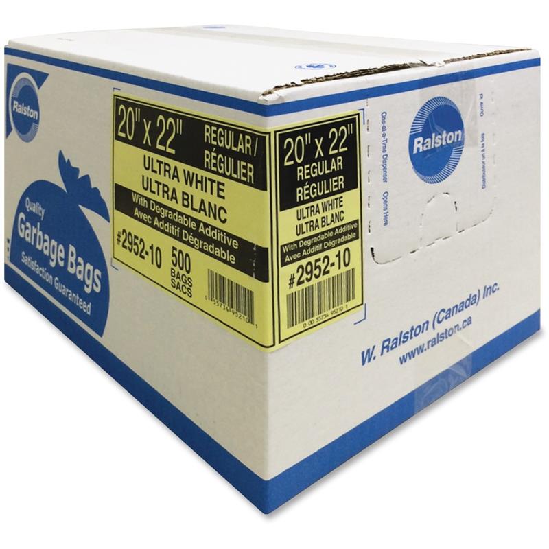 Image GARBAGE BAG IND.REG.20X22 WTE (500)