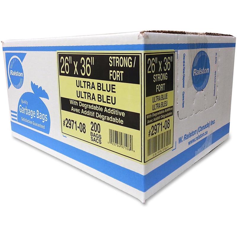 Image GARBAGE BAG IND.STR.26X36 BL. (200)