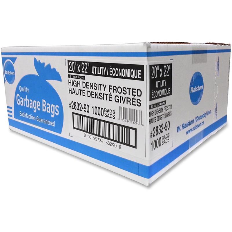 Image GARBAGE BAG H-DENS.20X22 FROST (1000)