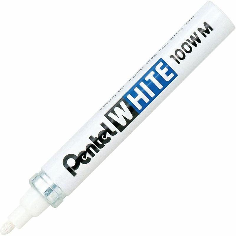 Image PENTEL WHITE MKR MED TIP