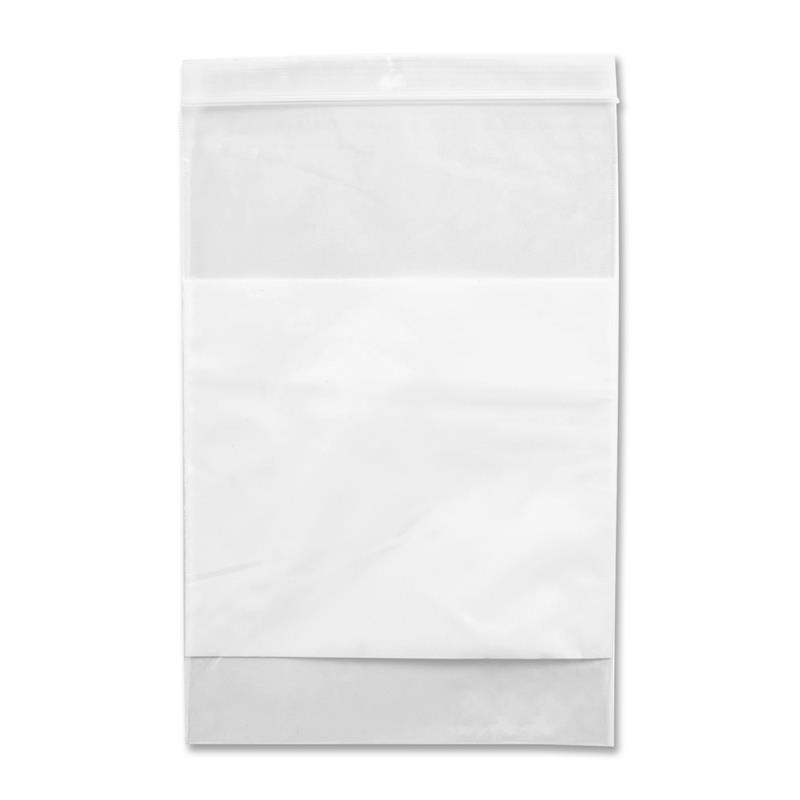 Image ZIPLOCK POLY.BAG 6X9 W.BLOCK. (100)