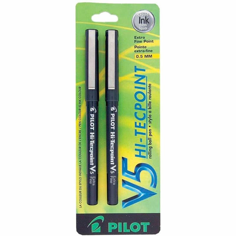 Image PEN RLLR.0.5MM BK.2/PK (2)