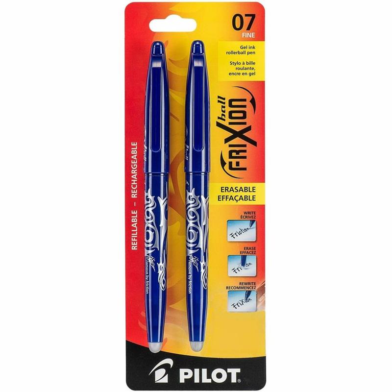 Image PEN GEL ERSBL 0.7 BLU 2/PK FRIXION (2)