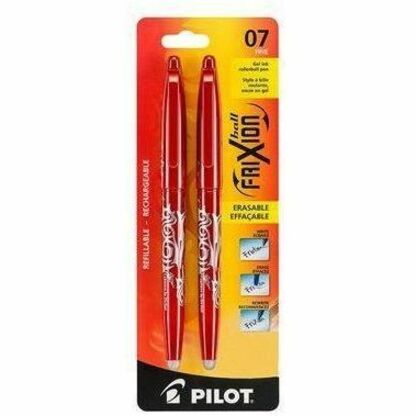 Image PEN GEL ERSBL 0.7 RED 2/PK FRIXION (2)