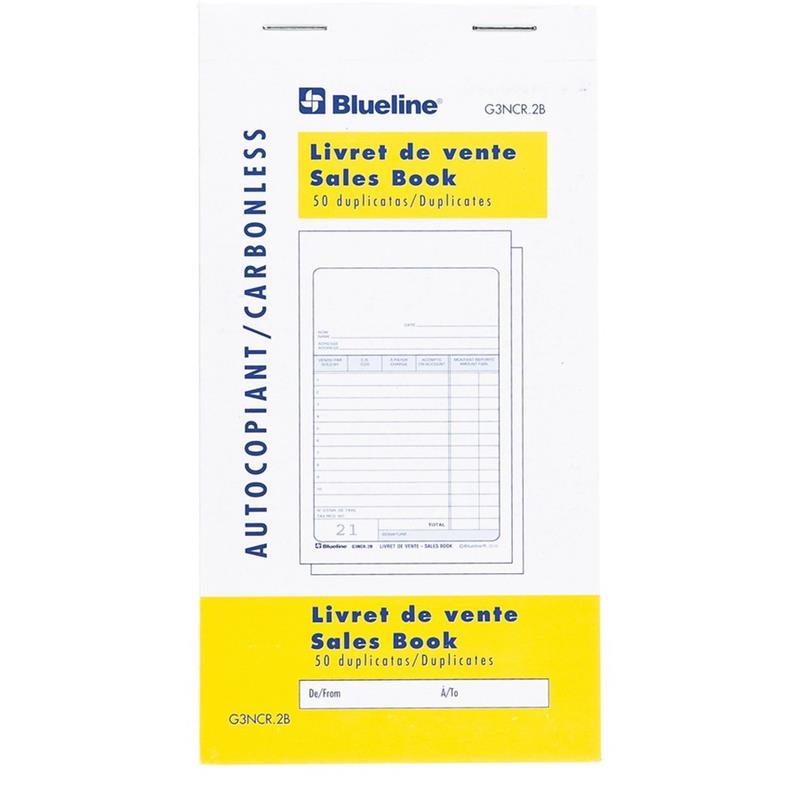 Image SALES BOOK NUMBERED 50SHT BIL 10/PK (10)