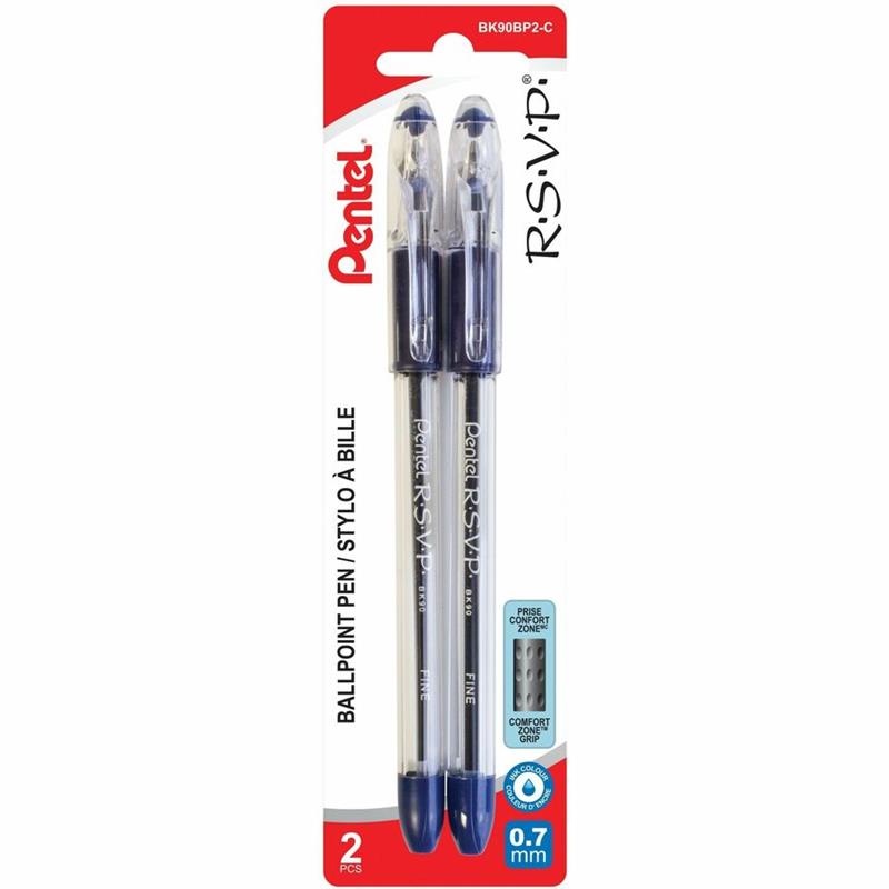 Image PEN RSVP B.POINT FINE BLUE 2/PKG (2)