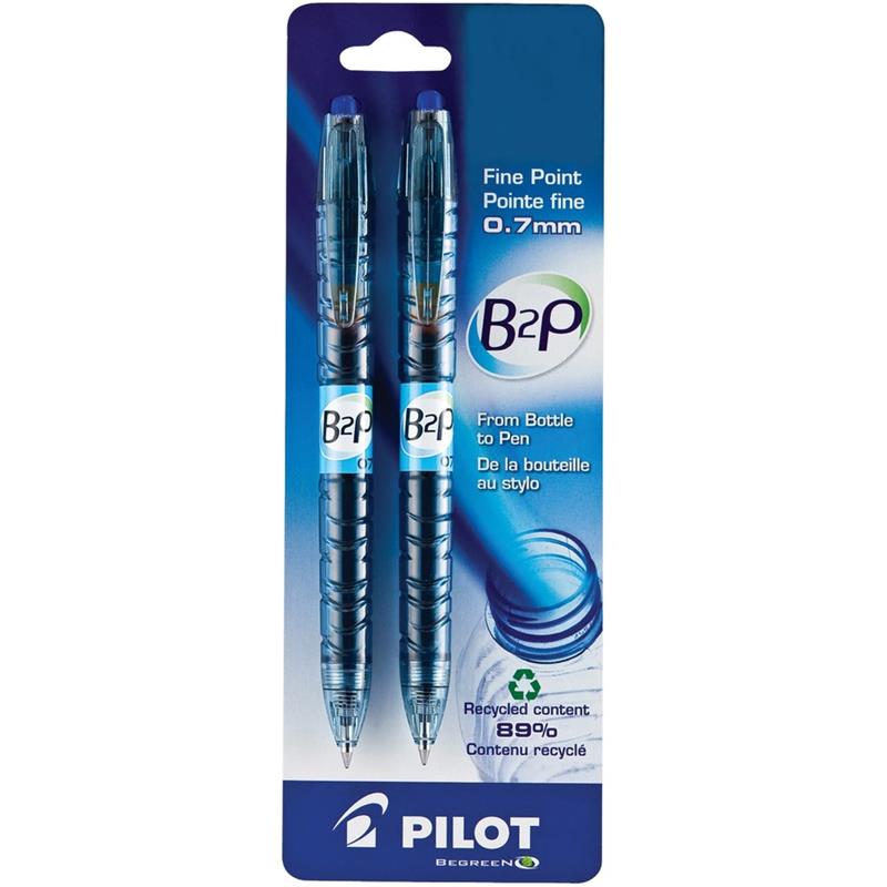 Image PEN RET. 0.7MM BLUE B2P 2/PKG (2)