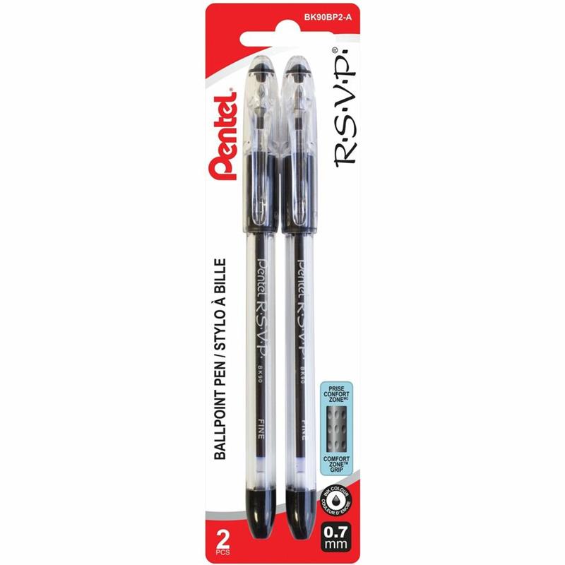 Image PEN RSVP B.POINT FINE BLACK 2/PKG (2)