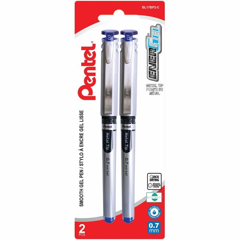 Image ENERGEL PEN ROL.0.7mm BLUE CRD (2)