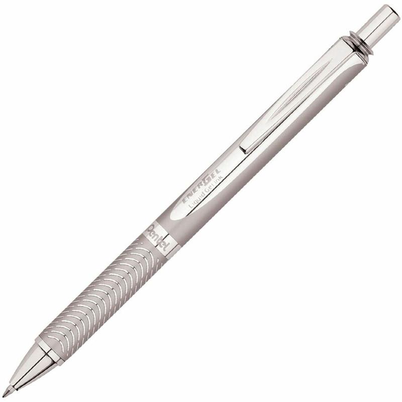 Image ENERGEL ALLOY PEN 0.7mm BK INK SIL.BAR.