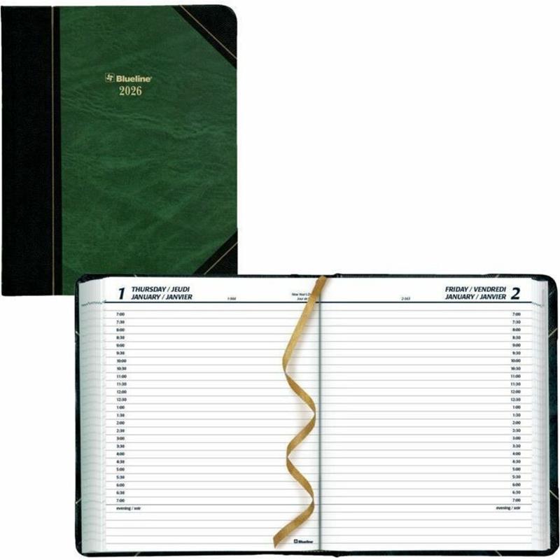 Image JOURNAL 1 DAY 8.25 X 6.75 BIL.GREEN