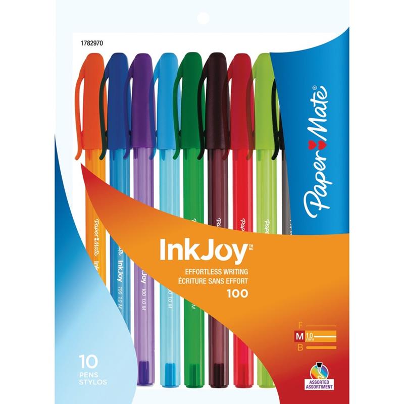 Image PENS BALL PNT INKJOY100 ASS. (10)