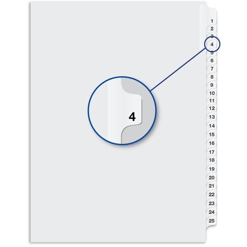 Image Quest Numerical Litigation Index Dividers