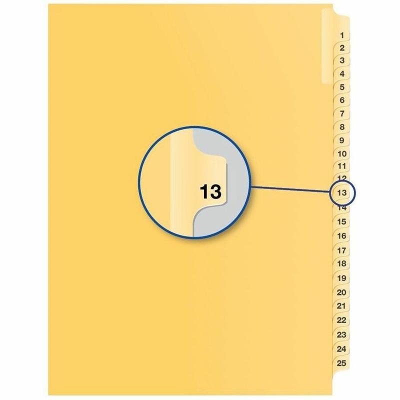Image Quest Numerical Litigation Index Dividers