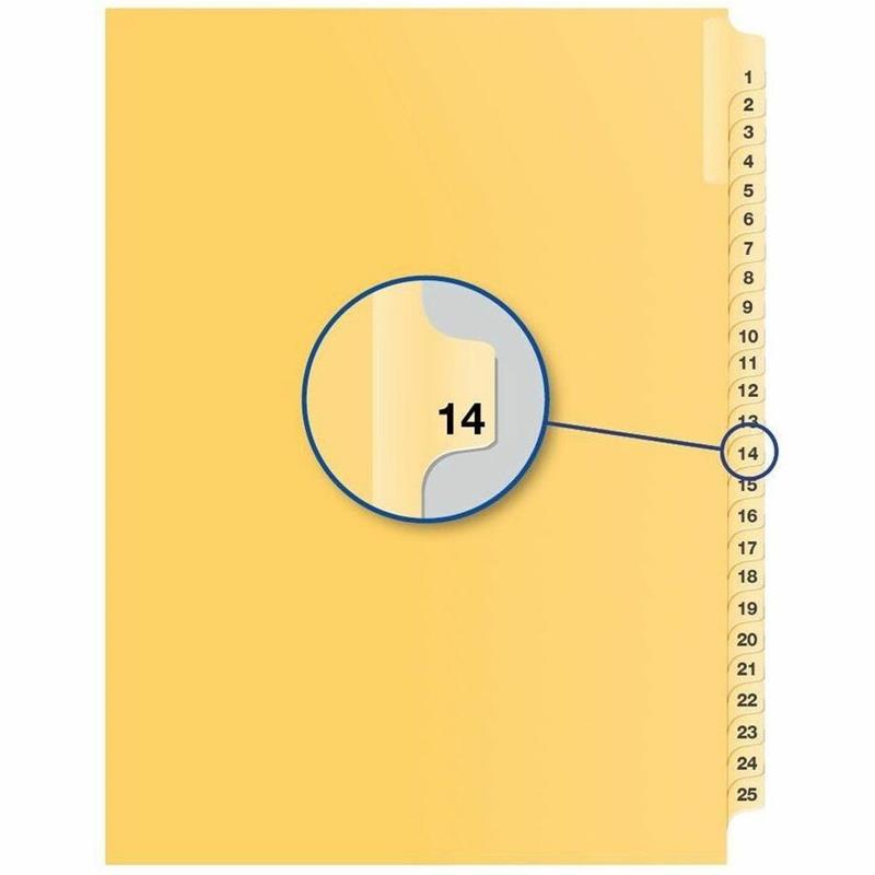 Image Quest Numerical Litigation Index Dividers
