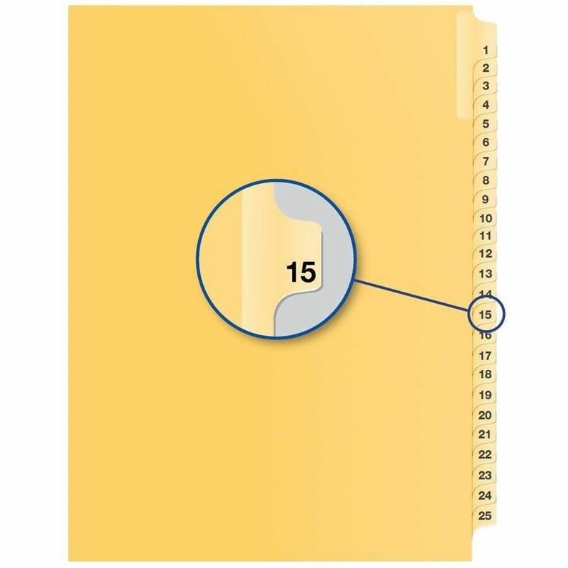 Image Quest Numerical Litigation Index Dividers