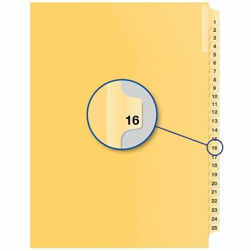 Image Quest Numerical Litigation Index Dividers