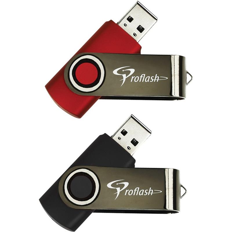 Image CLASSIC USB KEY 32GB BK/RD (2)