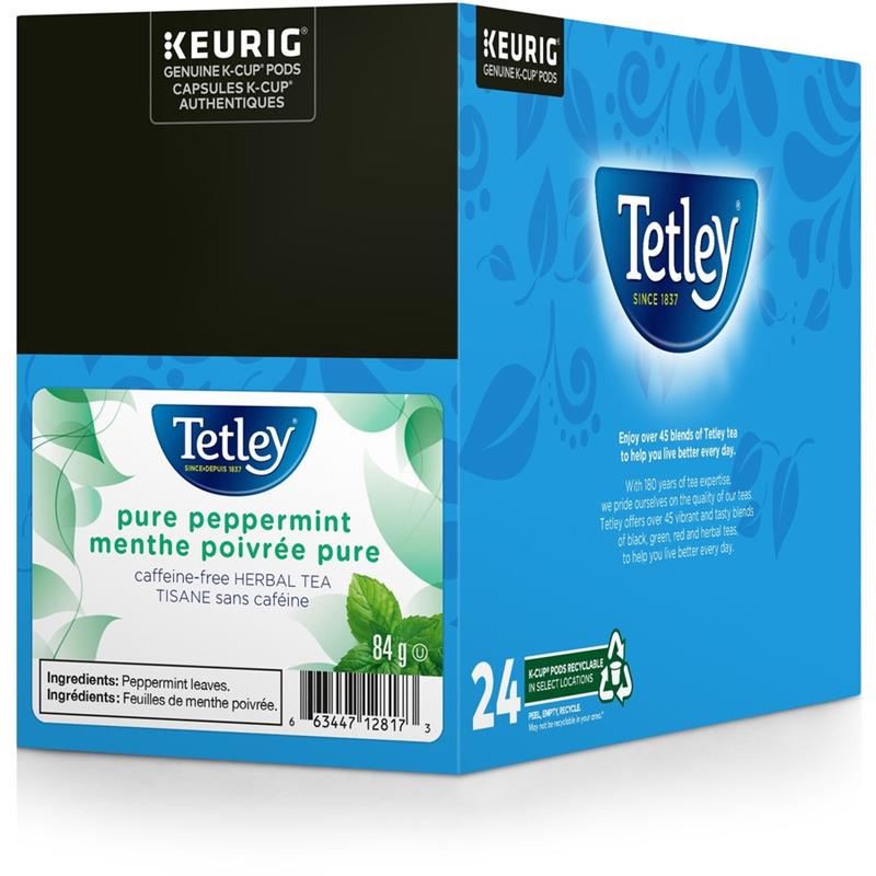 Image TETLEY KCUP PEPPERMINT TEA (24)