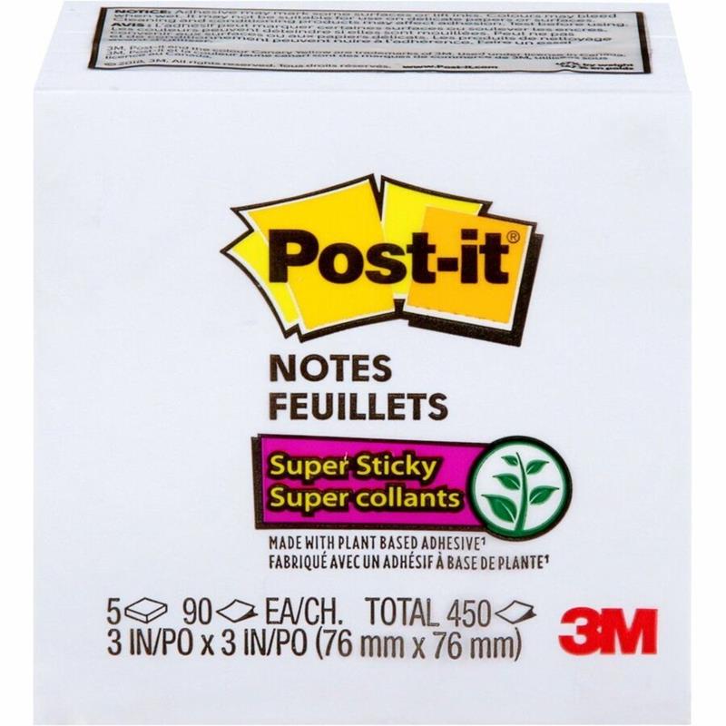 Image POST-IT 3X3 WHITE (5)