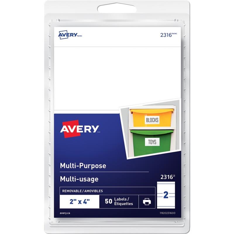 Image WHITE LABEL 4X2  CARD (50)