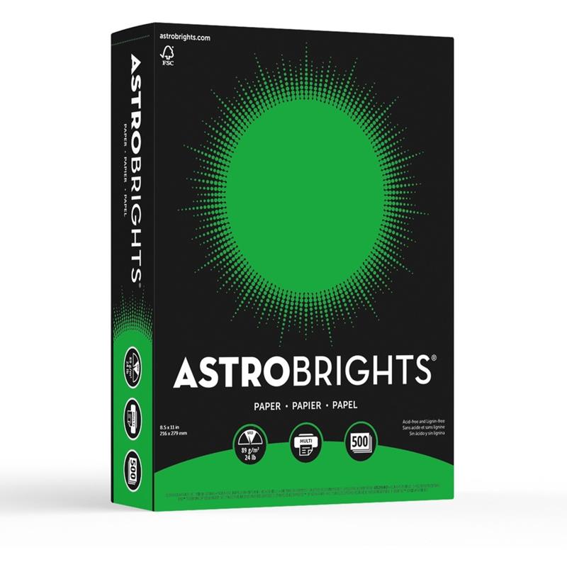 Image ASTRO. PAPER 24LB LET. GREEN (500)