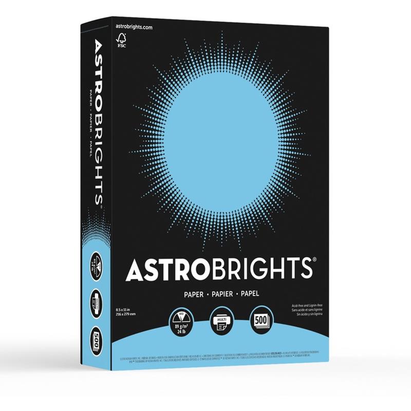 Image ASTRO. PAPER 24LB LET. BLUE (500)
