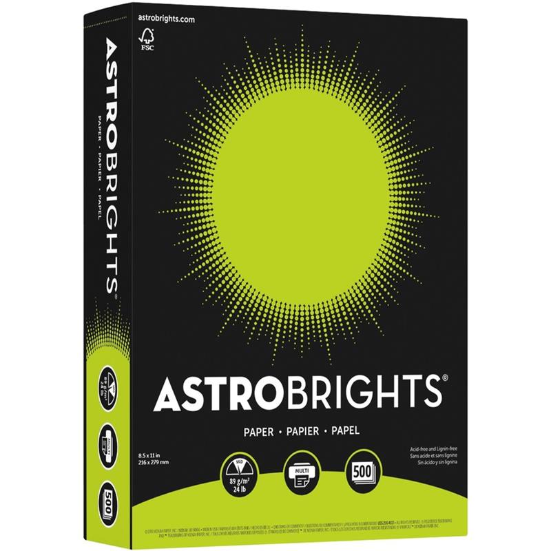 Image ASTRO. PAPER 24LB LET. GREEN (500)