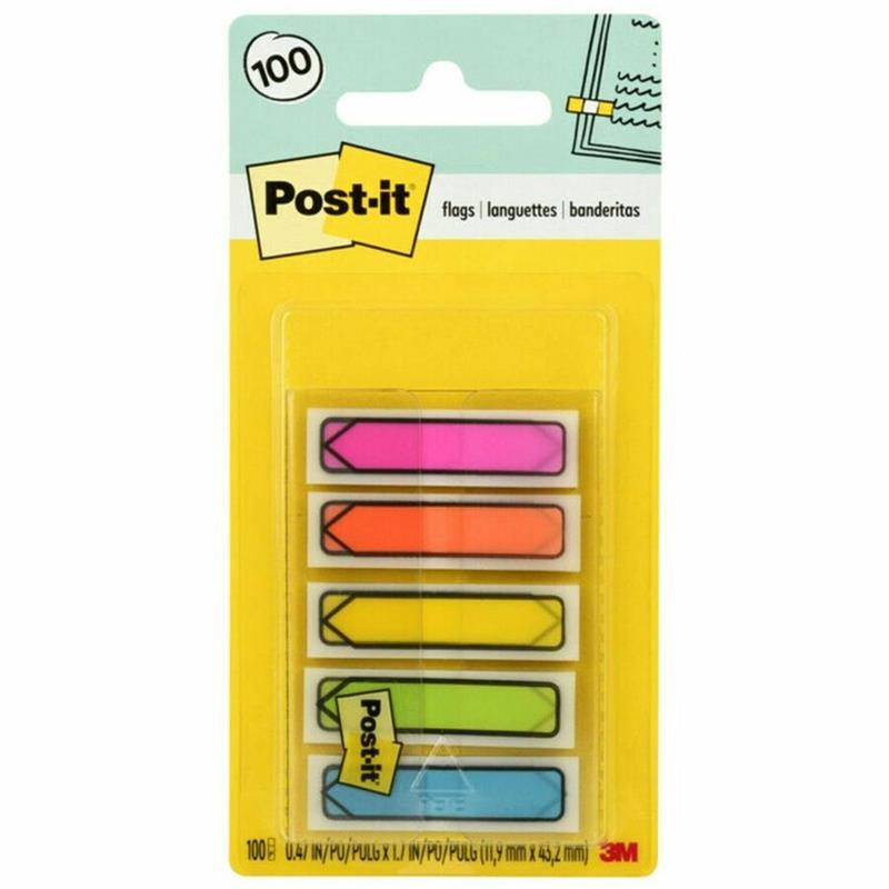 Image POST-IT 5 COLORS ARROW FLAG  CARD @100
