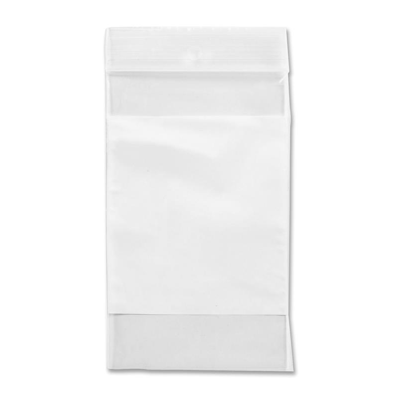 Image ZIPLOCK POLY.BAG 3X5 W.BLOCK (100)