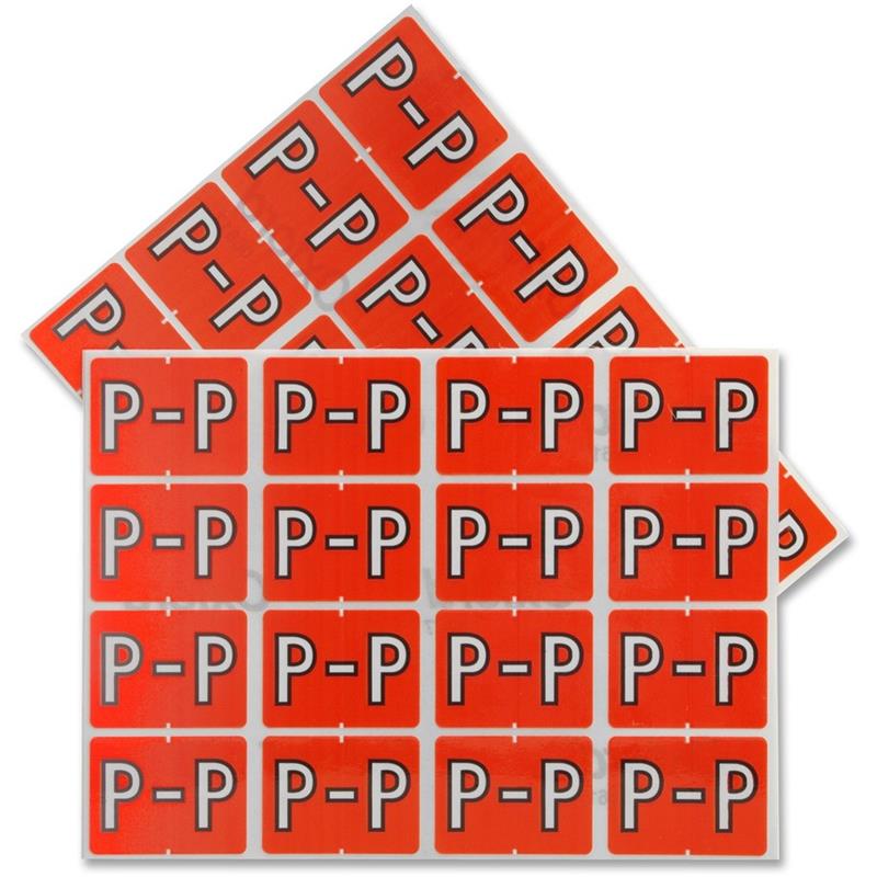 Image End Tab A-Z Filing Labels