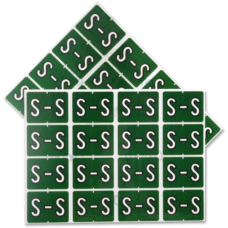 Image End Tab A-Z Filing Labels