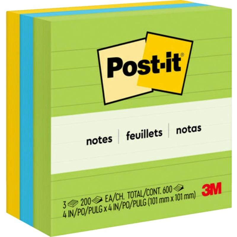 Image POST-IT 4X4 FLORAL FANTASY RUL.N-PAD (3)